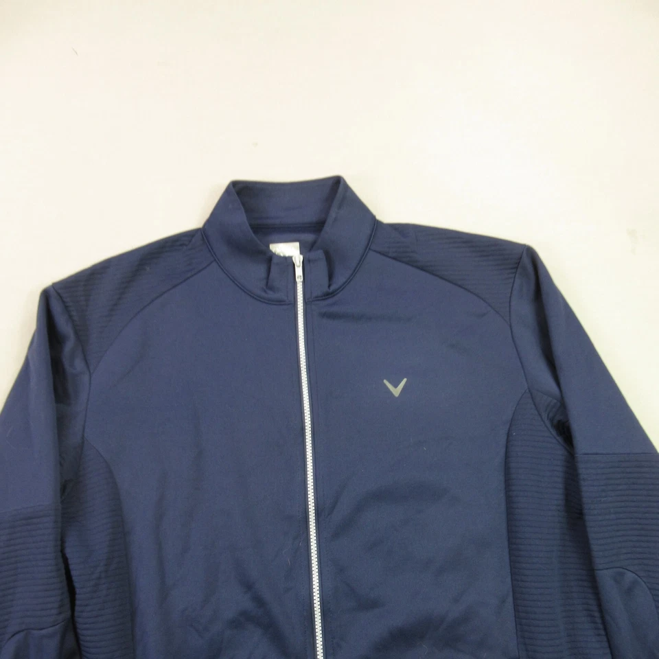 Chaqueta Callaway Para Hombre XL Manga Larga Exterior Ligera Bolsillos con Cremallera Completa Foto 2 de 4