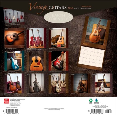 The Vintage Guitar Calendar 1998～2001 Vintage Guitars | 2026 12x24