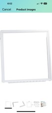 241969501 Refrigerator Shelf Frame NO GLASS Crisper Pan Cover For Frigidaire