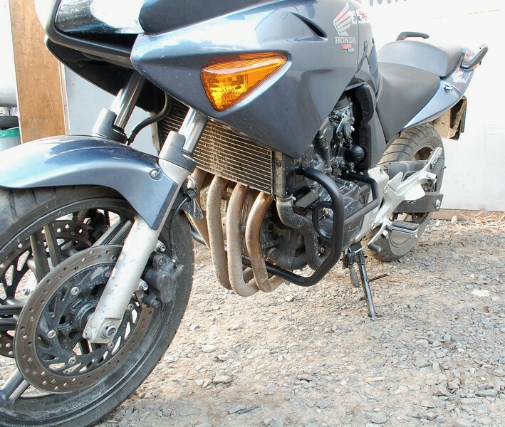 HONDA CBF 600 ENGINE RADIATOR GUARD BLACK MOTORCYCLE PARTS ACCESSORIES  BIKE