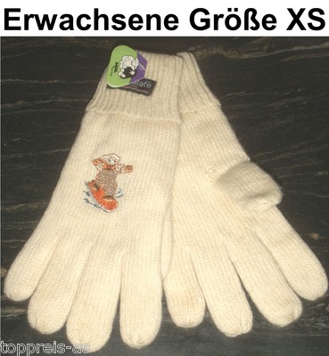 Gloves Bobbl Sheep Lambswool Thinsulate Adult XS Wool Wool Glove
