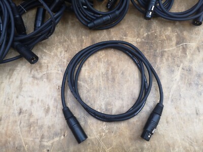 NOS 2000! 48 Avail: Comprehensive Premium Quad 6 Foot XLR Microphone Mic Cable