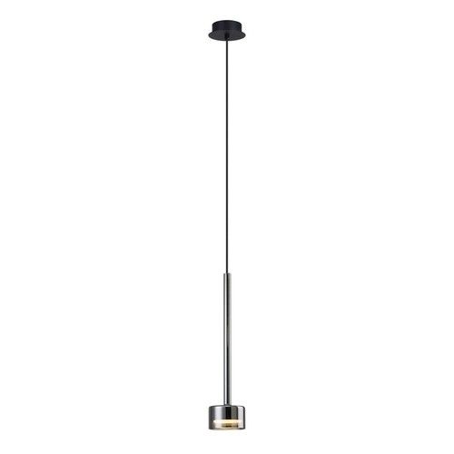 Suspension Philips Chrome Et Verre – Luminaire Moderne Pour Salon, Cuisine, Chambre (neuf)