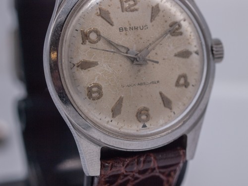 Benrus Men's 34mm 17j Watch DR2F1 Cal. Eta 2372 - Runs Well - Picture 3 of 15