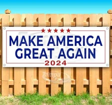 MAKE AMERICA GREAT AGAIN TRUMP 2024 Advertising Vinyl Banner Flag Sign MAGA