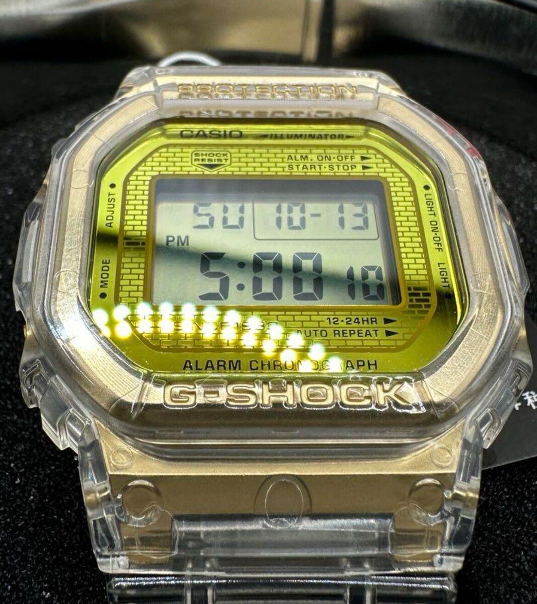 Casio G-Shock Glacier Gold 35th DW-5035E-7JR From Japan Casio G-Shock Glacier Gold 35th DW-5035E-7JR From Japan