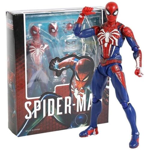 Spider Man Upgrade Suit PS4 Game Edition Modellino Spiderman PVC da collezione - Foto 1 di 9