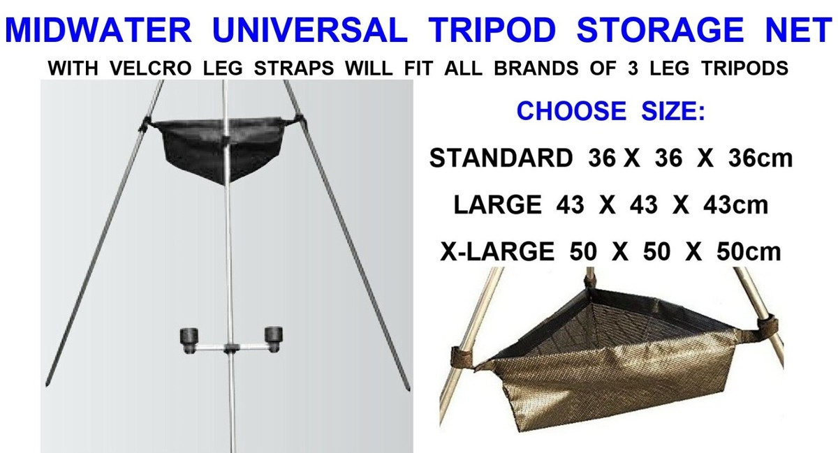 MIDWATER TRIPOD STORAGE NET TRAY FIT PARKER DAM NGT IMAX
