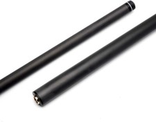 Black Carbon Fiber Pool Cue Shaft - Uni Loc - 12.4MM KAMUI BLACK CLEAR TIP 