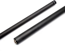 Black Carbon Fiber Pool Cue Shaft - Uni Loc - 12.4MM KAMUI BLACK CLEAR TIP 