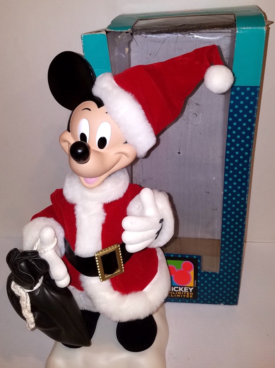 キャラクターグッズ Santa&#39;s BestHolidayAnimation MickeyMouse Vintage Santas Best Holiday Animation Candy Cane Mickey
