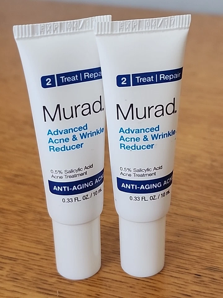 Lote de 2 soluciones de limpieza de acné Murad,33 fl nuevas sin caja Foto 2 de 4