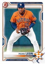 Pedro Leon Houston Astros 2021 Bowman Draft