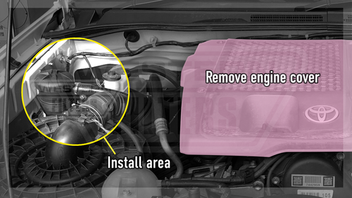 Mann Provent Oil Catch Can Kit For Toyota Hilux 2005-13 3.0L KUN16/26 (w/o ABS) - Picture 5 of 8