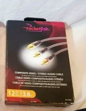 Rocketfish Component Video Audio Cable for Home Theater Video Connection 12 foot