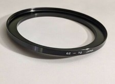 Step-up Ring Metal 62-72mm 62mm Lens to 72mm Filter 62-72 62mm-72mm Stepping