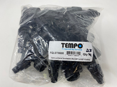 23-Tempo FQLSTW600 Quick Lock x 3/4'' x .700'' FHT Swivel Adapter w/Washer