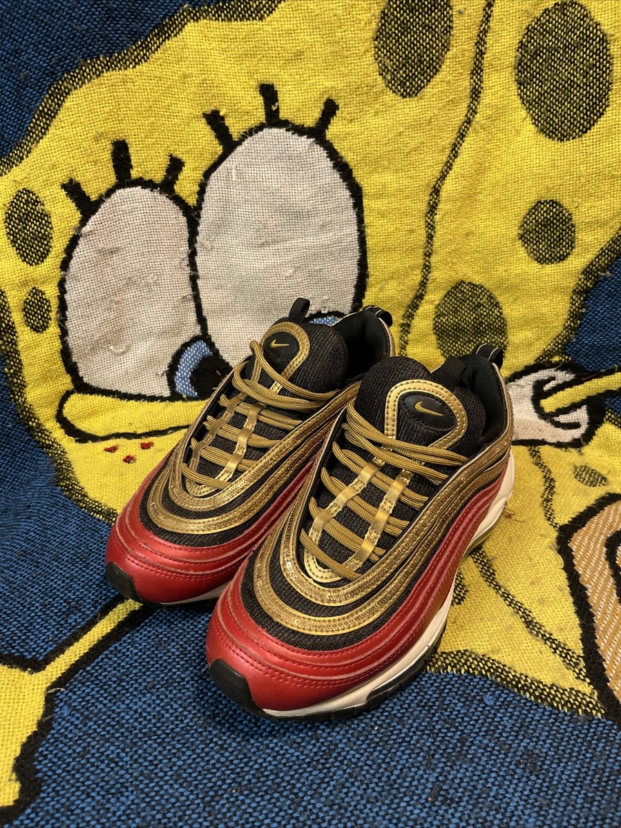 air max red and gold