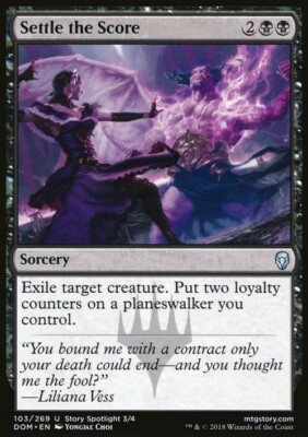 Settle the Score ~ Dominaria [ EX ] [ Magic MTG ]