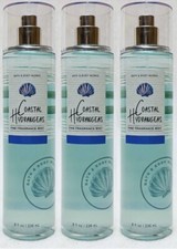 3 NEW BATH  BODY WORKS COASTAL HYDRANGEAS FINE FRAGRANCE MIST SPRAY 8OZ LARGE