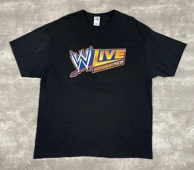 2015 WWE LIVE SUMMERSLAM HEATWAVE TOUR T SHIRT 2XL Cena Undertaker Brock