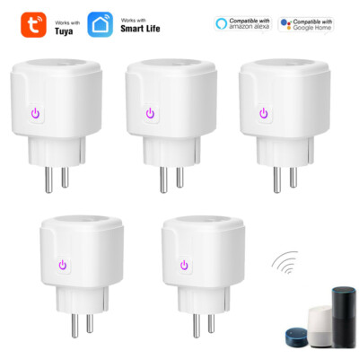 Smart Life APP EU/US Plug Smart WiFi Home Power Socket Timer Switch f Alexa