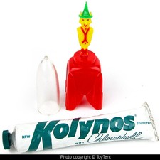 Man from Mars rocket whistle Kolynos toothpaste premium instructions poster