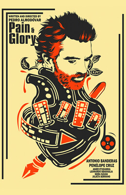 AA3254 Pain and Glory Film By Pedro Almodovar 2019 Collage Movie Poster 11x17