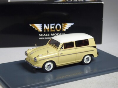 (KI-12-35) Neo Scale Models 43972 Lloyd Alexander Kombi gelb in 1:43 in OVP