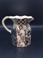 Mason's Ironstone Applique Black and Orange Fenton Jug
