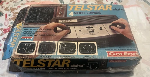 Vintage 1977 Telstar Alpha By Coleco. Missing Parts. Untested.