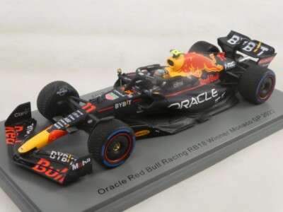 Spark Oracle Red Bull RB18 #11 Sergio Perez Winner Monaco Gp 2022 1/43 S8533