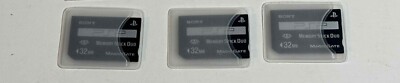 Sony PSP Memory Stick Duo 32 Mb Magic Gate original 3 cards