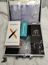 Tattoo Gun Machine Kit - Complete Pen Kit Rotary Power Supply Set In Case W/ Key