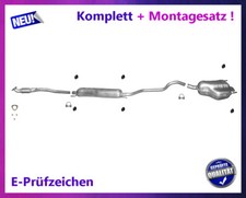 Auspuffanlage für Opel Zafira B 1.6 1.8 16V Auspuff mit Hosenrohr Montagesatz