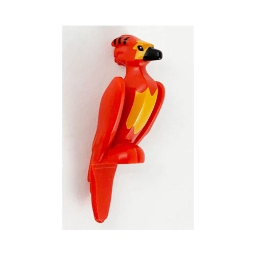 LEGO Harry Potter Phoenix w Black Beak Bright Light Orange Face Fawkes