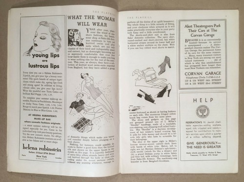 1935 PLYMOUTH THEATRE NEW YORK Playbill ACCENT ON YOUTH Comedy Samson Raphaelson - Picture 3 of 6