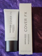 Cover FX Gripping Primer + Firming Makeup Foundation Base Smooth Skin Prep NIB