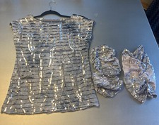 Grey Sequin Adult Medium Theatricals Costume Dance Costume