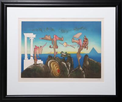 Roberto Matta, 5PM from L'Arc Obscur des Heures, Etching with Aquatint, signed a