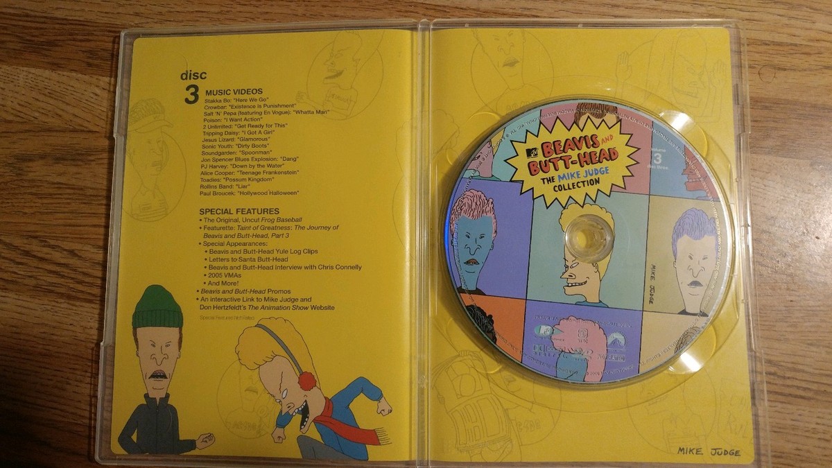 Beavis and Butthead The Mike Judge Collection Volume 3 Disc