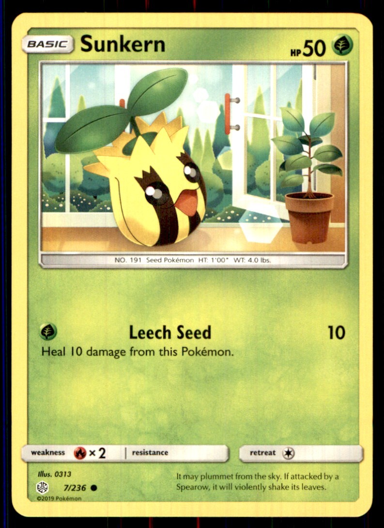 2019 Sun & Moon - Cosmic Eclipse Sunkern Basic/Common #7