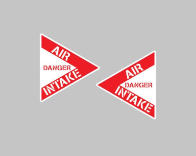 2x AIR INTAKE PILOT PLANE RAF AIR FORCE car sticker camper van ...