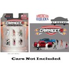 AMERICAN DIORAMA DIECAST FIGURES 1/64 SET CAR MEET 4 AD-76507