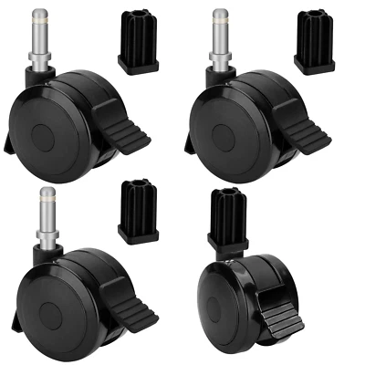 MWEDP 4 Pack 70360 Locking Caster with Insert Compatible with Weber Spirit 2009-2012,