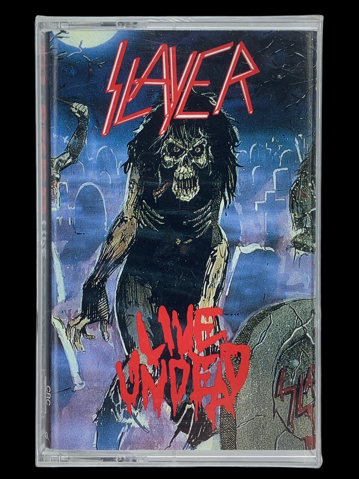 SEALED, Slayer – Live Undead, CRC, Remastered, audio cassette, SCARCE, US, 1993