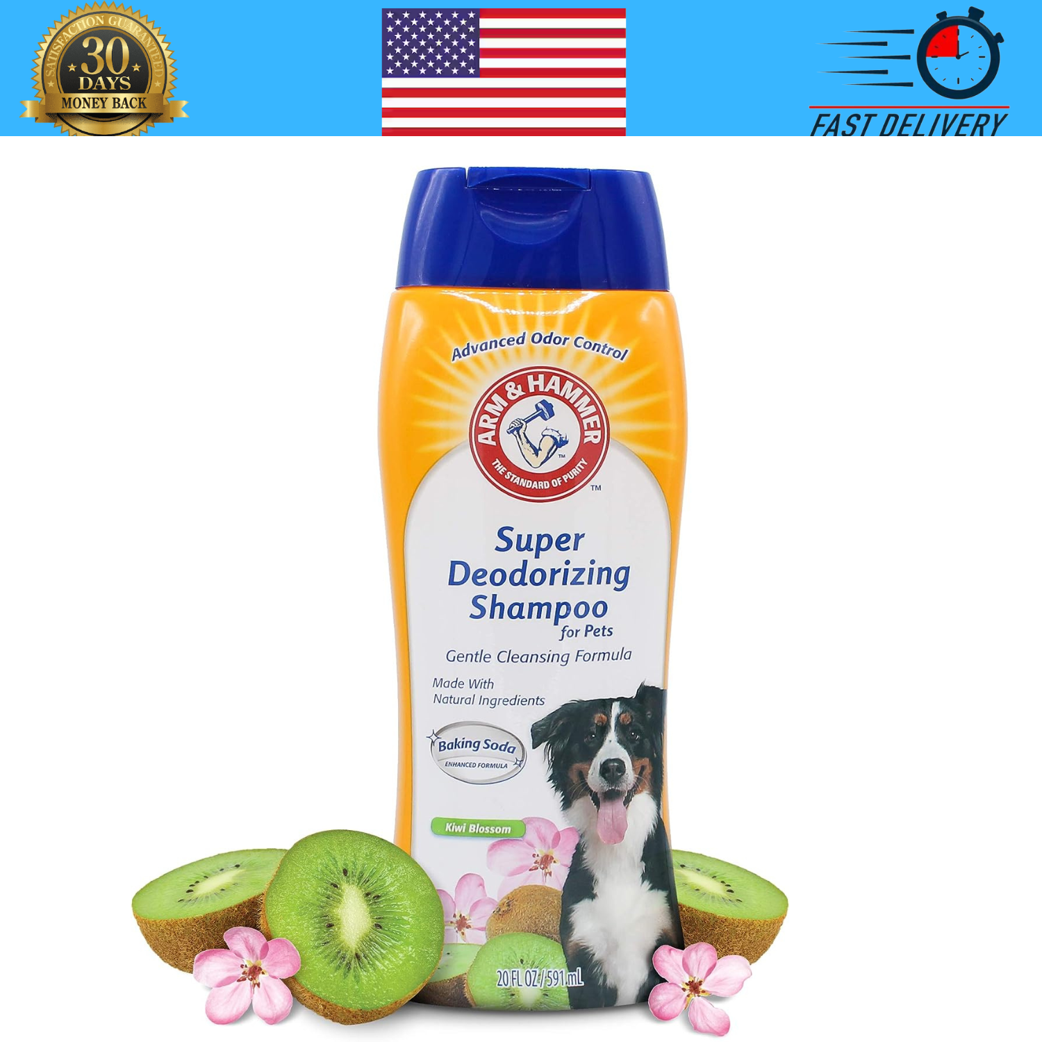 Arm & Hammer Super Deodorizing Shampoo for Dogs Odor Eliminating Dog
