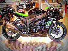 Kawasaki Ninja ZX 6R Monster Energy Ninja ZX 6R Monster Energy 2 A4 Photo Print