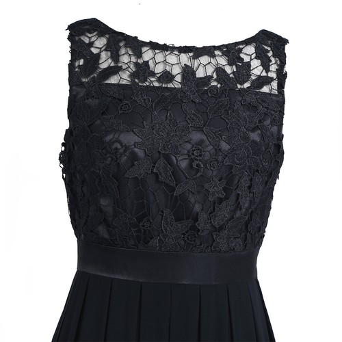 Elegante Damen Abendkleid Cocktailkleid Partykleider Chiffon Langes Maxi Kleid - Bild 24 von 198