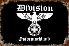 Retro Blechschild OSTDEUTSCHLAND DDR 30 x 20 cm Metallschild (1757)